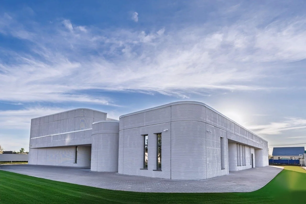 Mella shopping center — completed printed structure